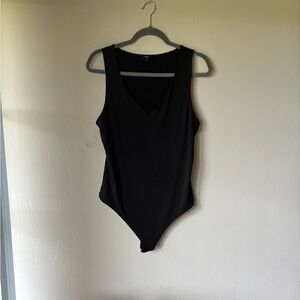 Express black  large body contour bodysuit